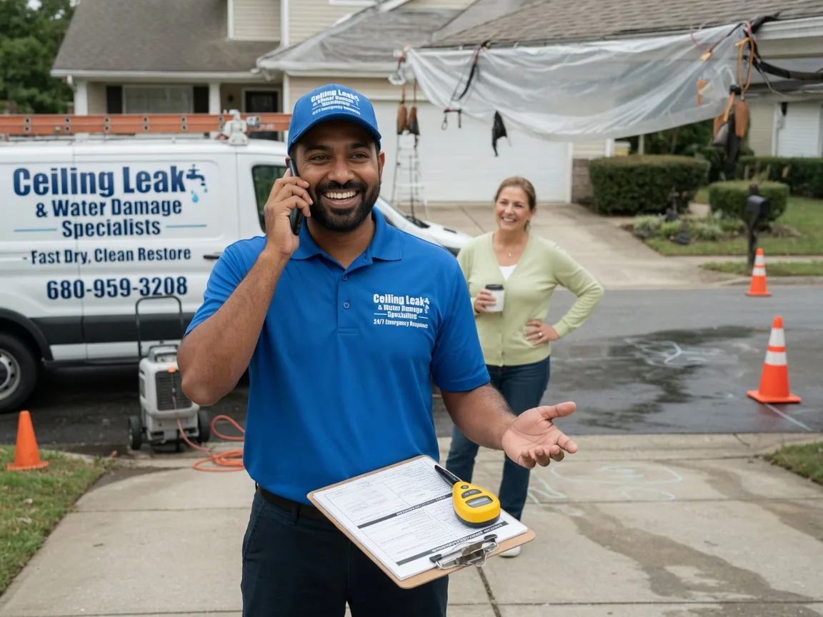 Ceiling Leak Cleanup Ellington, NY FAQs